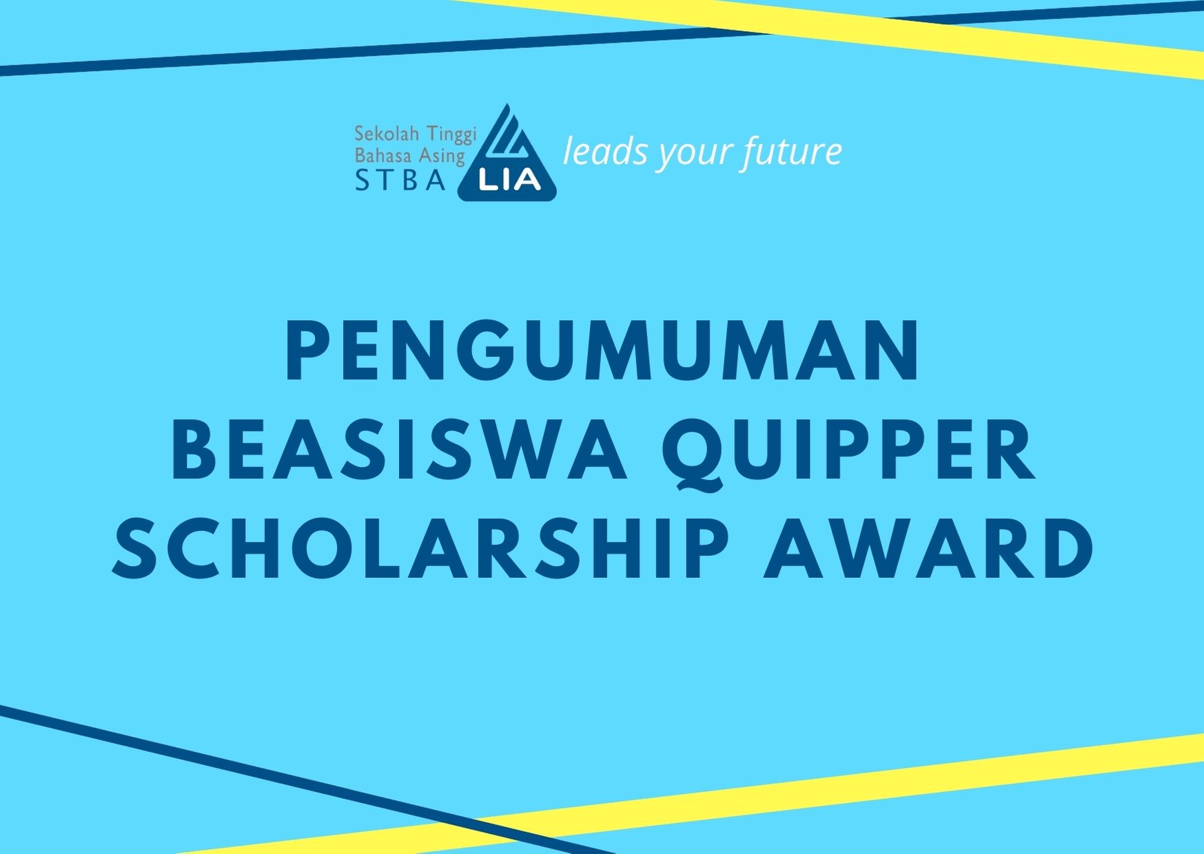 Pengumuman Beasiswa Quipper Scholarship Award Universitas LIA