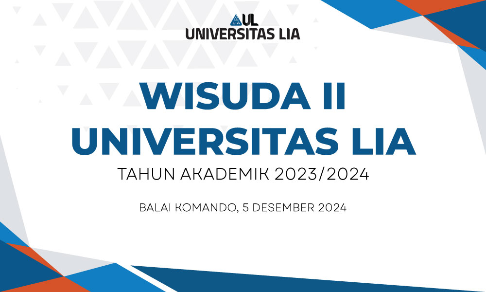 Wisuda II Universitas LIA Tahun Akademik 2023/2024